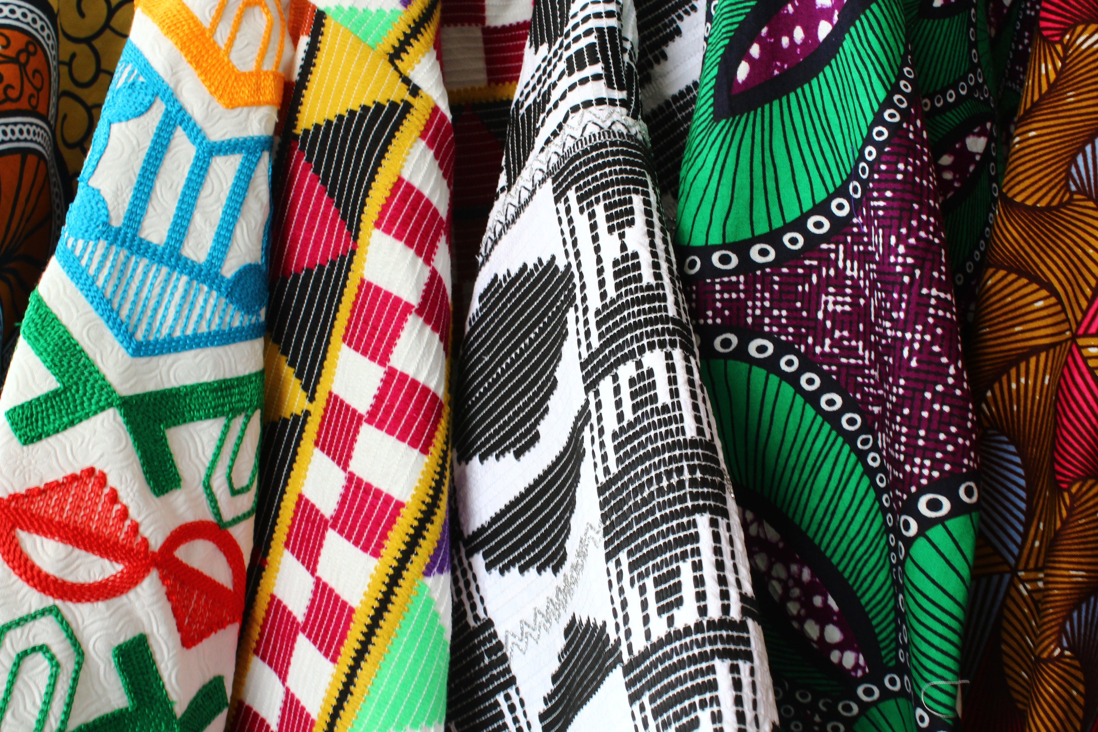 African print Kimonos, Skirts. Dresses and Accessories by Emerald & Wax 