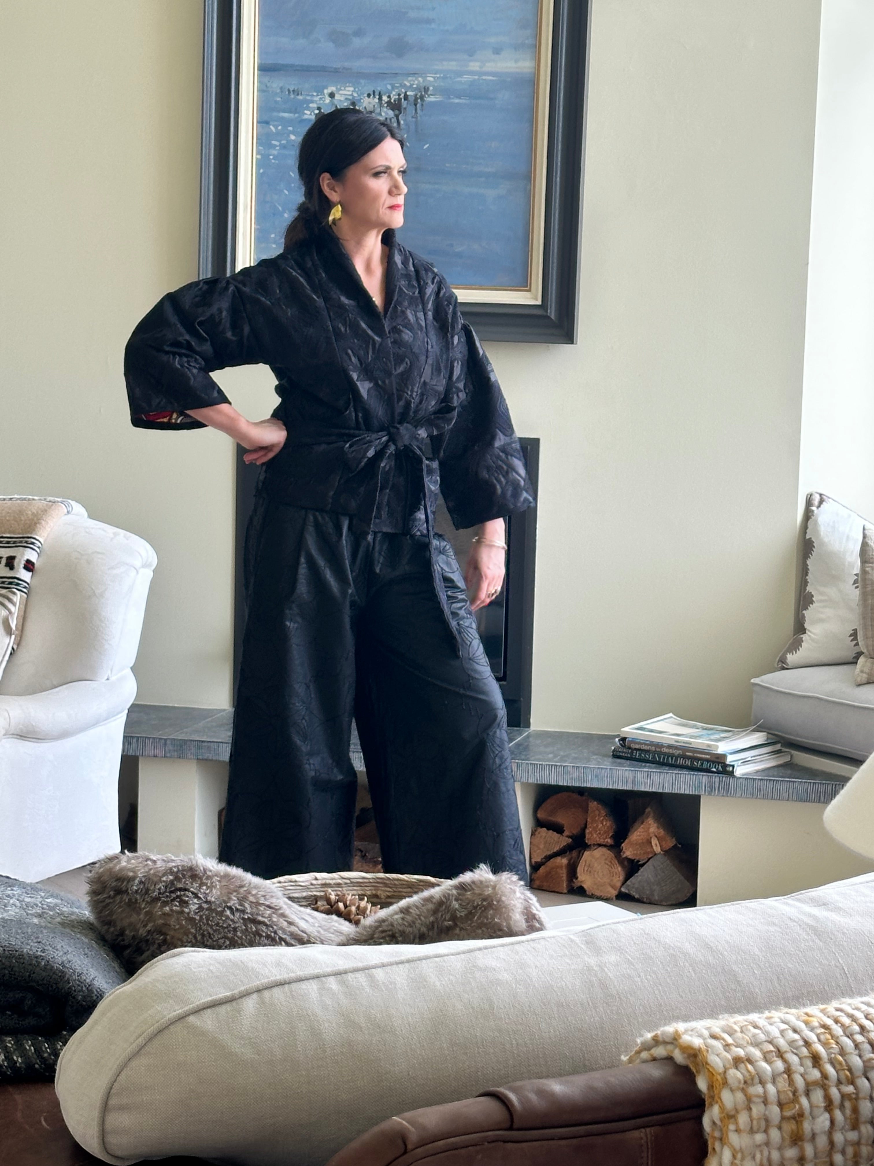Rune Embroidered Trousers
