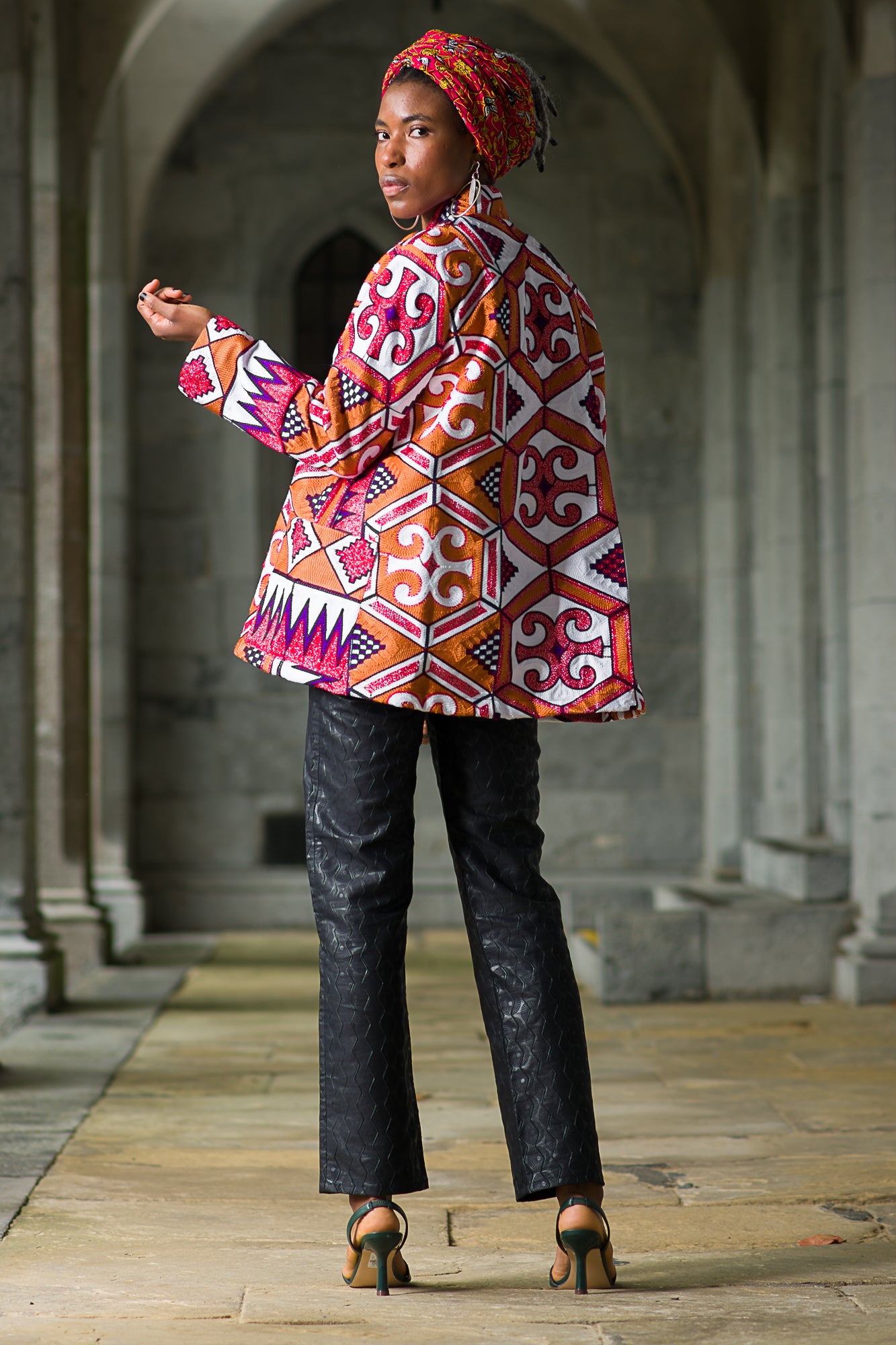 African print winter outlet coats